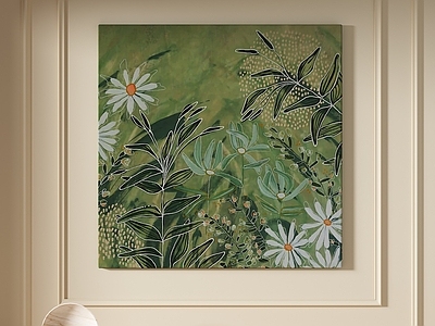 奶油风抽象挂画 奶油风抽象挂画