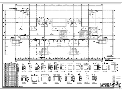 别墅建筑 多层别墅 欧式古典 建筑施工图 全套施工图