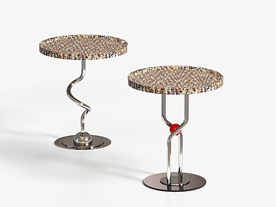 孟菲斯边几 边几 现代圆几