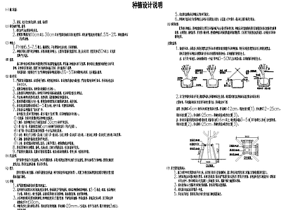 铺装 绿化种植及苗木