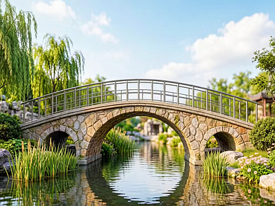 景观节点 景观桥