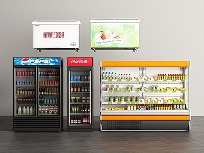 现代冰柜 冰柜 商用冰柜 雪糕柜 饮料柜 展示柜冷藏柜