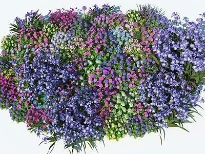 欧式花境 花境花卉花草景观 花卉植物景观 花海花卉花草植物 花卉种植景观 种植花草基地花卉