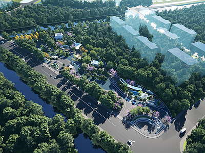 现代主义景观公园 城市公园 杭州 遗址公园 体育公园 运动公园