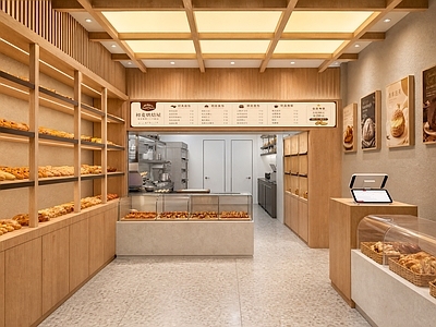 原木风甜品面包店 烘培店 蛋糕店 甜品店