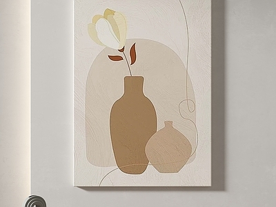 奶油风抽象挂画 奶油风抽象挂画