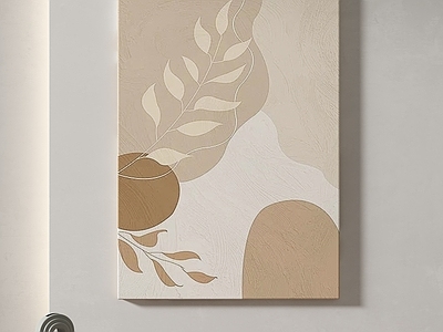 奶油风抽象挂画 奶油风抽象挂画