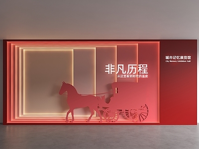形象墙 历史背景墙 展览馆景墙 城市记忆墙 博场馆背景墙 主题展厅背景墙
