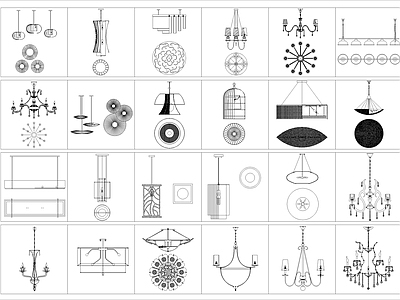 灯具图库