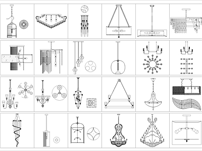 灯具图库