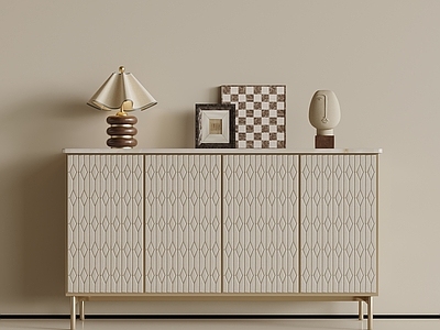 轻奢玄关柜