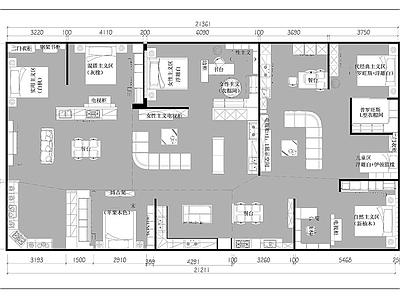 全屋定制 全屋定制展厅 建材家居展厅 家具展厅平面图 建材家具定制平面
