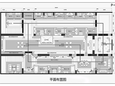 家具展厅 建材家居展厅 家具展厅平面图 建材家具定制平面