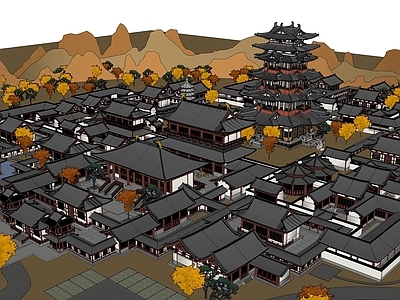 中式古建古建筑