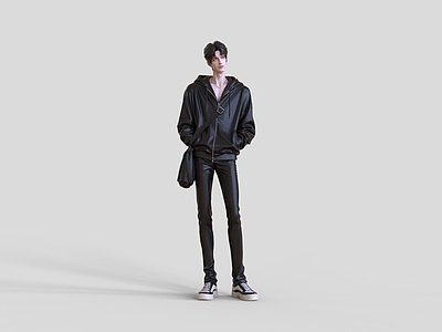 虚拟人物 韩系帅哥 男大学生 模特