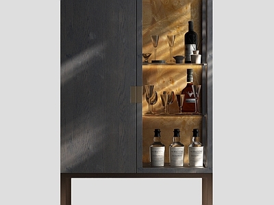 中古风酒柜