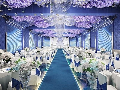 酒店宴会厅 现代酒店 宴会厅 婚礼礼堂