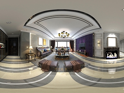 现代室内HDR