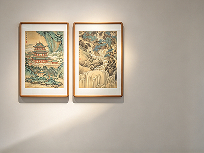 新中式山水画