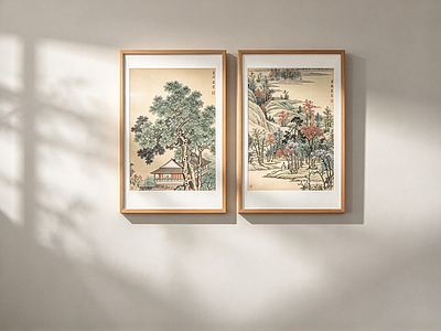 新中式山水画