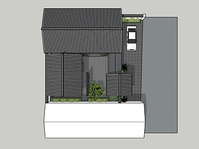 中式古建四合院