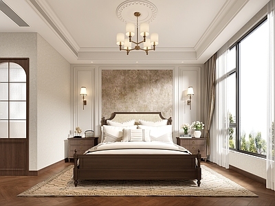 美式主卧 美式卧室主卧 法式卧室主卧 欧式卧室主卧