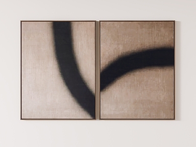 侘寂抽象挂画 现代挂画 装饰画 客厅挂画 玄关挂画 抽象挂画
