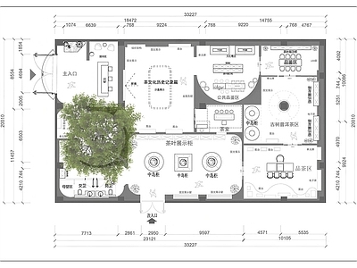 茶馆 茶室茶楼茶馆平面 茶文化展厅 茶馆平面布置图 茶楼平面图 休闲娱乐空间
