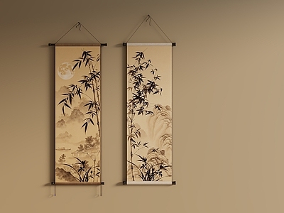 新中式山水画 中式宋式挂画