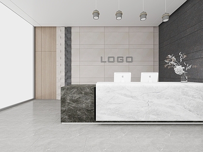 现代简约文化墙 logo墙