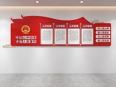 党建室 党建文化墙 人大文化墙
