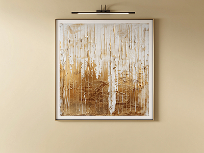轻奢抽象画 肌理油画