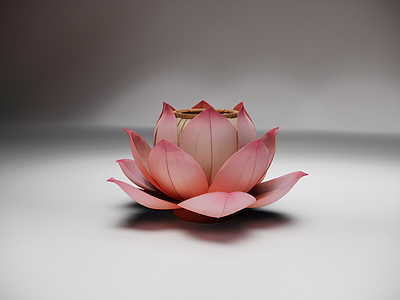 中式景观灯 中式禅意荷花灯 粉色莲花节日灯笼 国风莲花装饰灯 禅意粉色荷花摆件