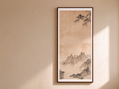 新中式山水画 山水画 国画