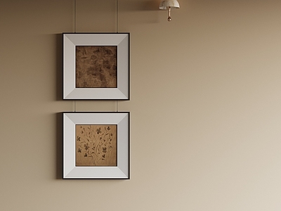 侘寂抽象画 玄关装饰画组合 餐厅装饰画组合