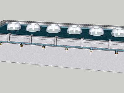 现代主义喷泉
