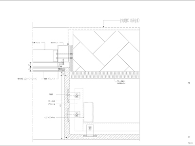 建筑综合节点 幕墙节点钢挂大样