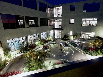 现代屋顶花园 办公室屋顶花园 屋顶花园 交谈空间