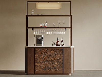 中古风酒柜 边柜