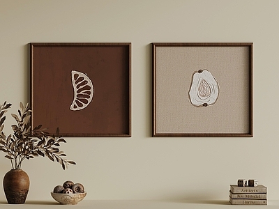 中古风挂画组合