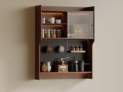 中古风置物架 厨房用品