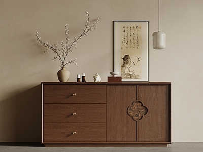 中古风玄关柜