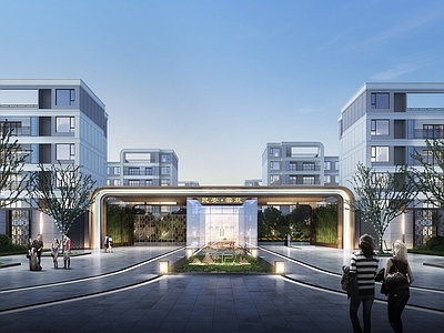 现代主义小区建筑