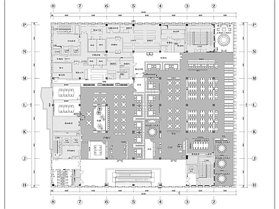 中餐厅 学生职工食堂餐厅 酒店自助餐厅平面 学校校园餐厅平面 公司职工餐厅平面