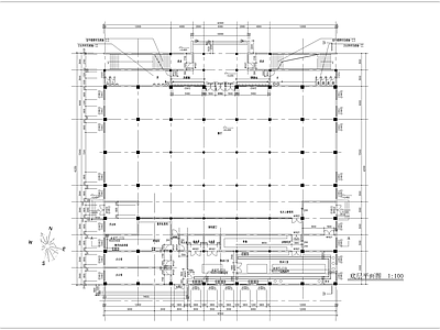 学校建筑 三层校园体育馆
