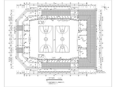 学校建筑 篮球体育馆