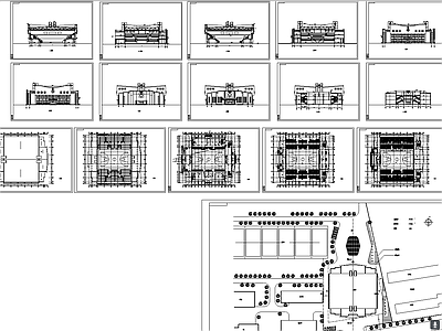 学校建筑 三层四千平 学校体育馆 室内篮球场 看台