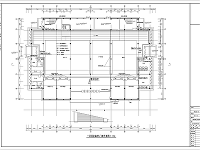 学校建筑 体育馆 体育馆弱电 弱电图 监控门禁