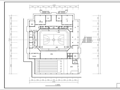 学校建筑 文体公园体育馆