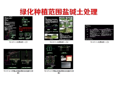 生态修复绿化 盐碱土改良处理 绿化种植土改良 绿化排水处理 盐碱土处理说明